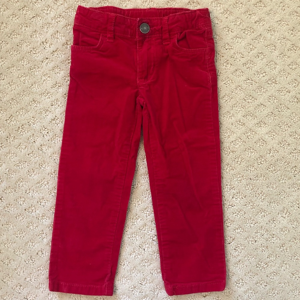 Red Corduroy Pants